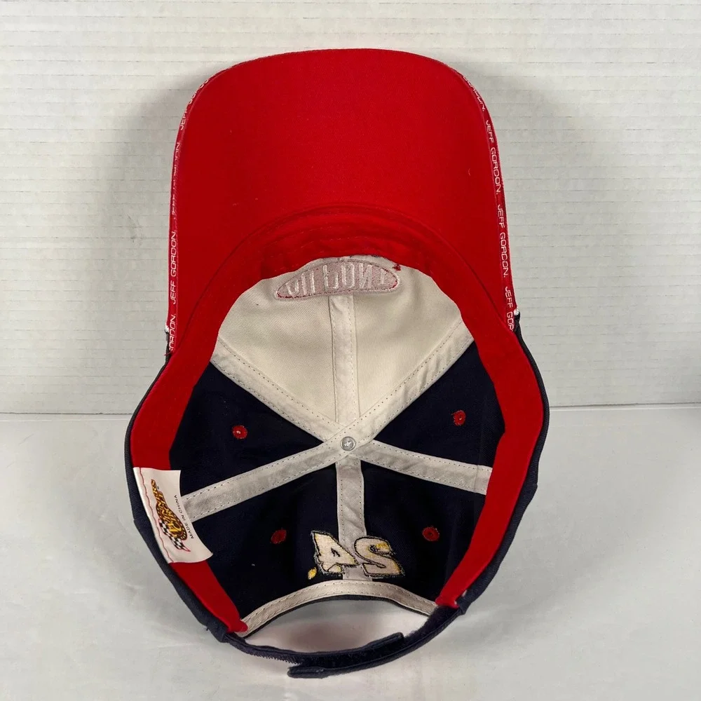 Jeff Gordon DuPont Motorsports NASCAR Hat Winners Circle #24 Navy Silver Red Cap